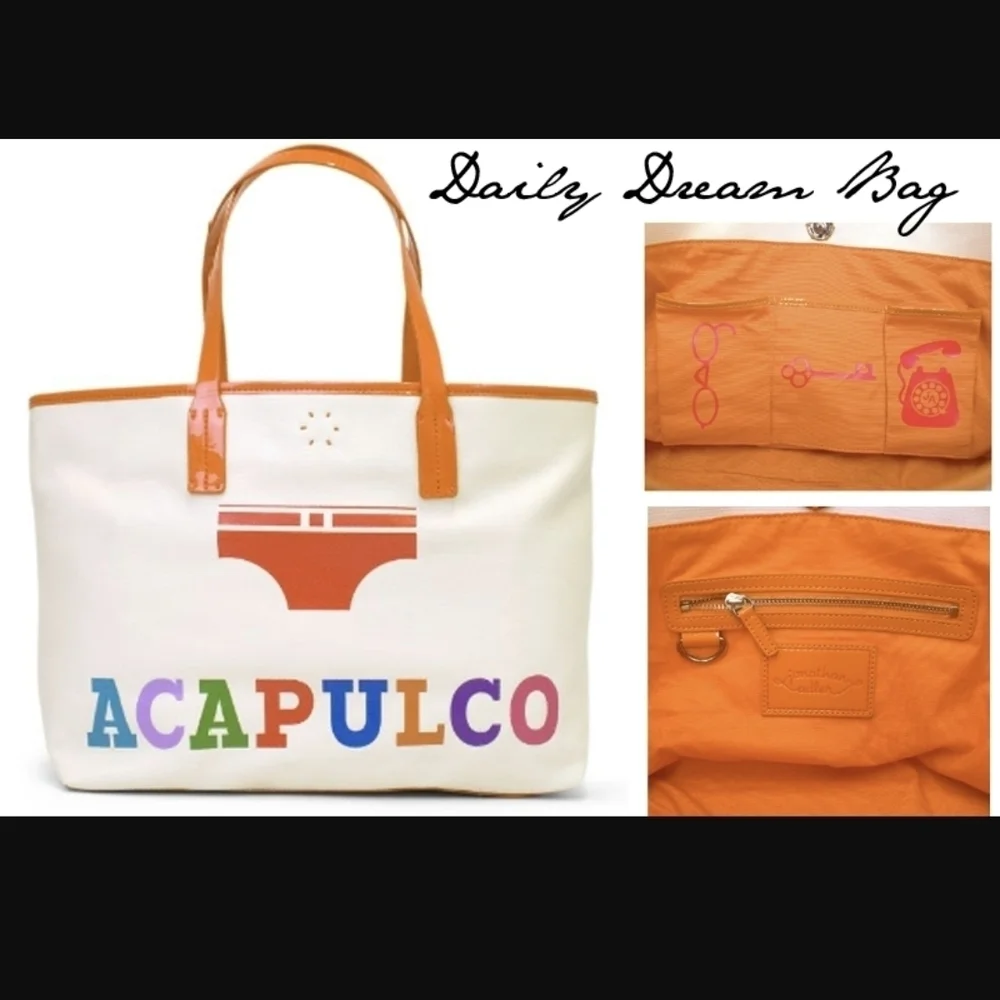 NWT Jonathan Adler Acapulco Duchess Tote